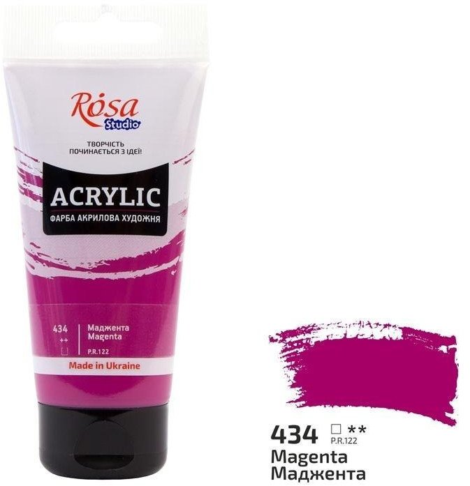Farba akrylowa magenta 434 75ml
