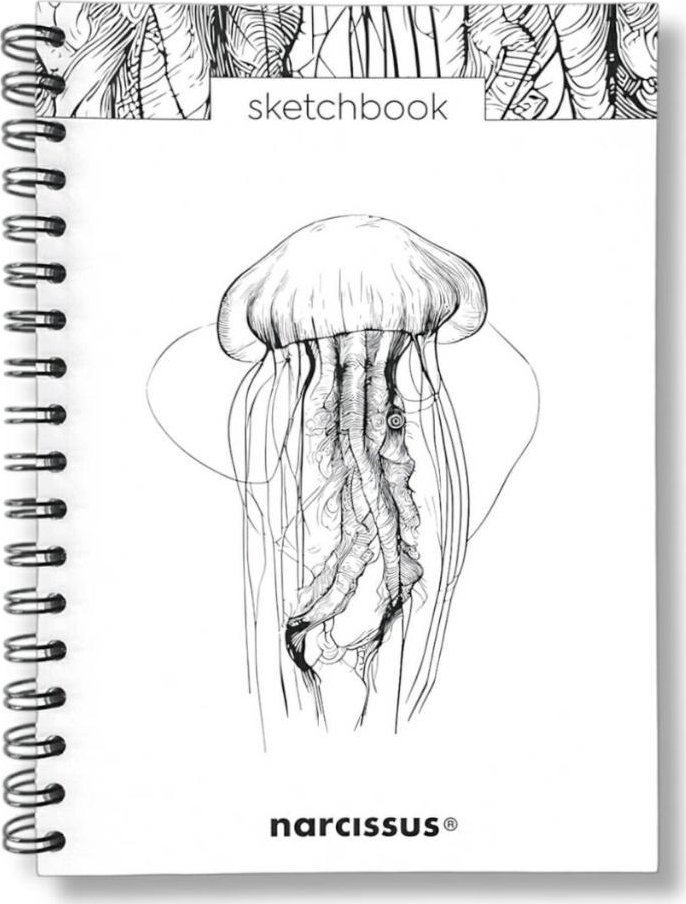 Szkicownik B5/60K na spirali - Meduza
