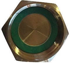 PURAFIT slutmuffe 3/8 - Siliciumbronze. Blyfri.