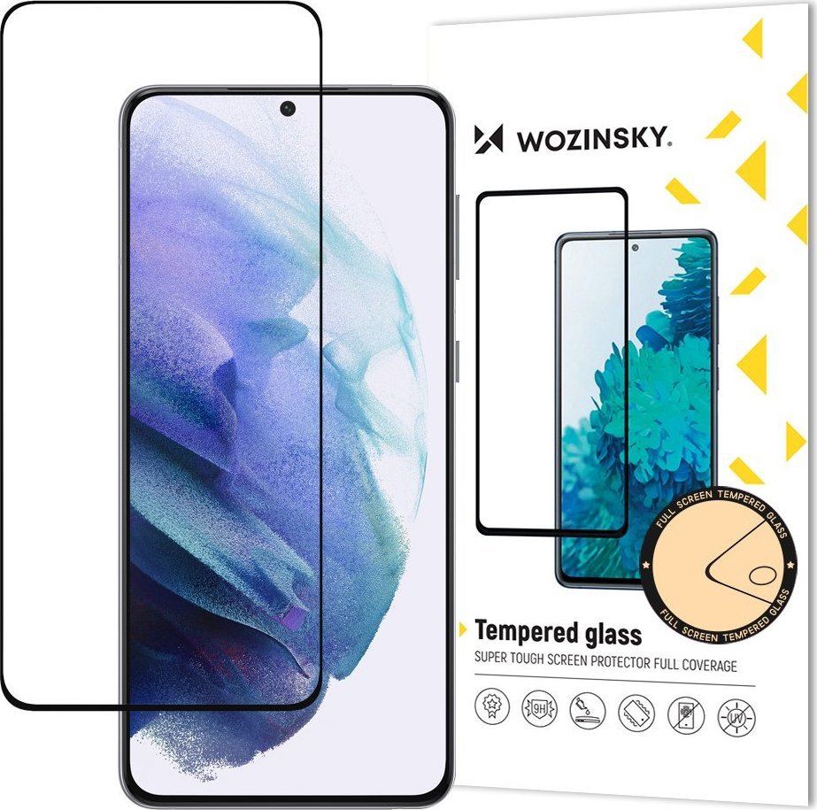 Wozinsky Wozinsky Full Glue Tempered Glass szkło hartowane Samsung Galaxy S23+ 9H na cały ekran z czarną ramką