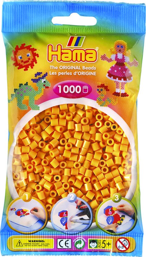 Hama Beads Hama midi perler 1000stk Peter Plys gul