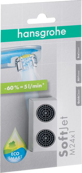 Hansgrohe Zestaw perlatorów M24 x 1 do baterii umywalkowych 2szt. (13182000)