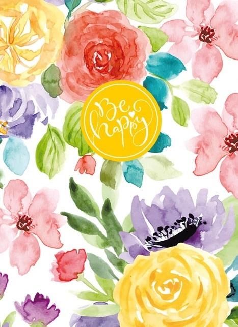 Fresh Notatnik ozdobny 145x197/160K kratka TW Kwiaty