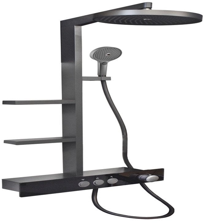 SHOWER SET DOMOLETTI METAL GREY