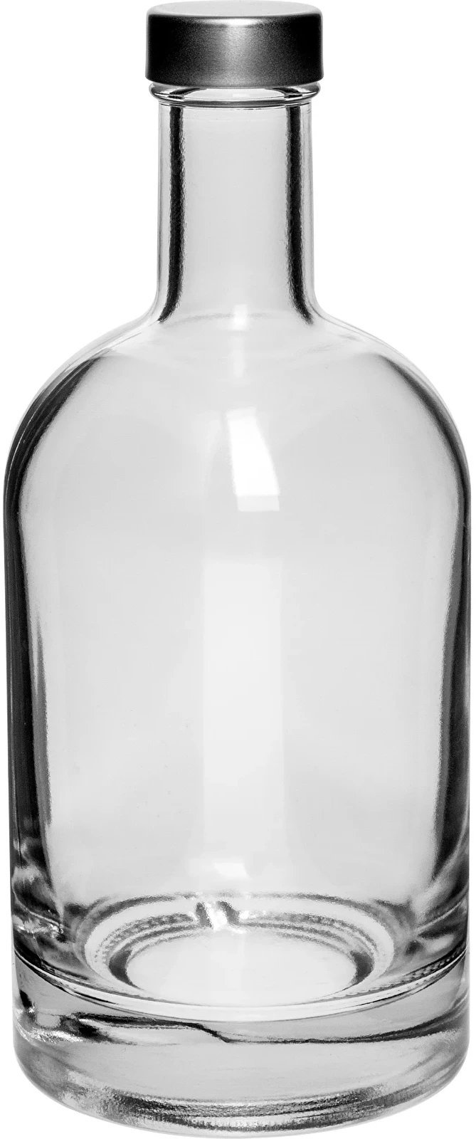 BOTTLE GLASS 0.5L MISS BARKU WITH CAP