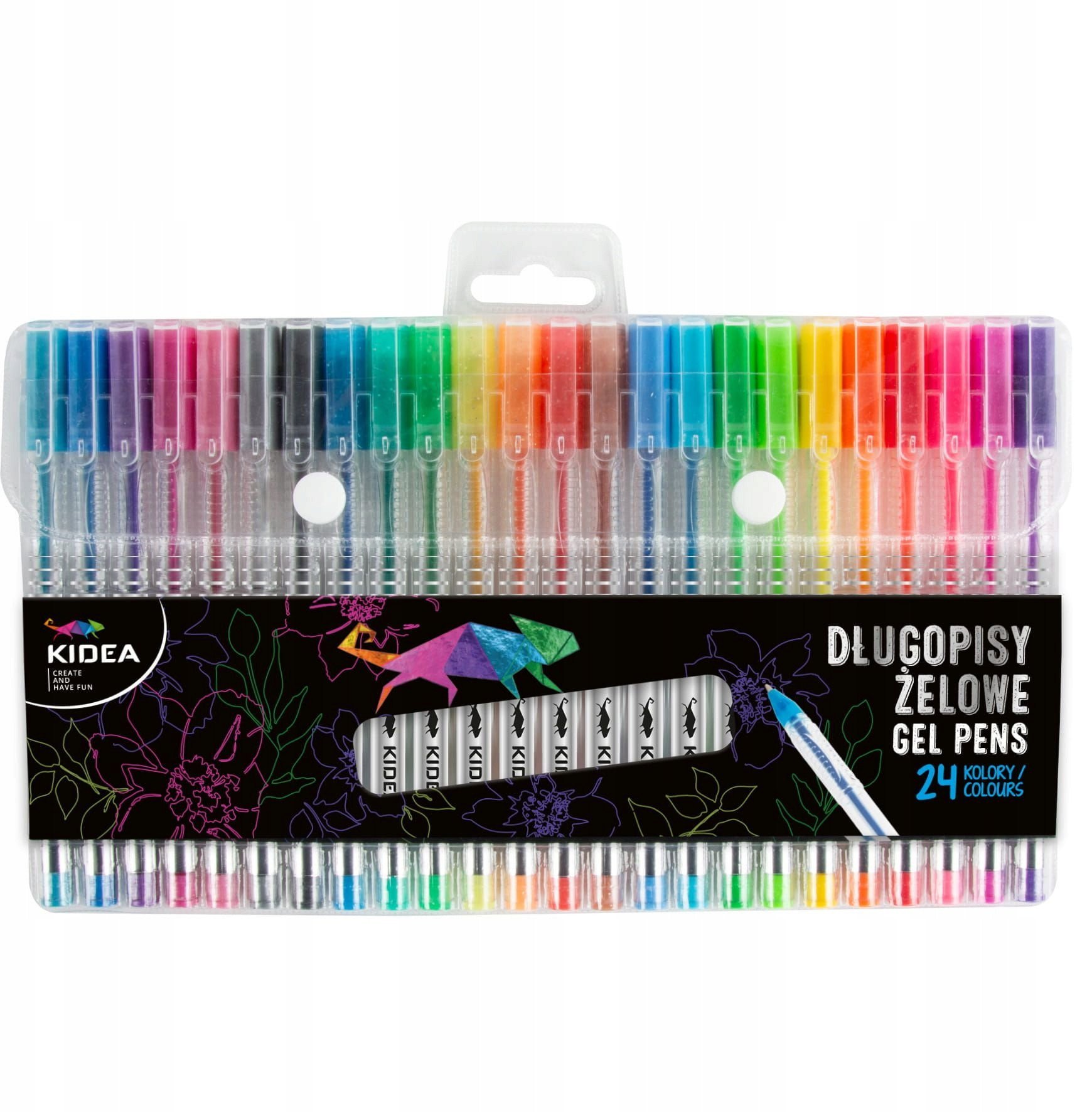 DLUGOPIS GEL 24KOL NEON/METALC/BROK DERF KIDEA