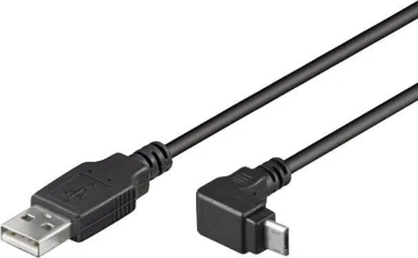 Kabel USB PremiumCord USB-A - microUSB 1 m Czarny (ku2m1f-90)