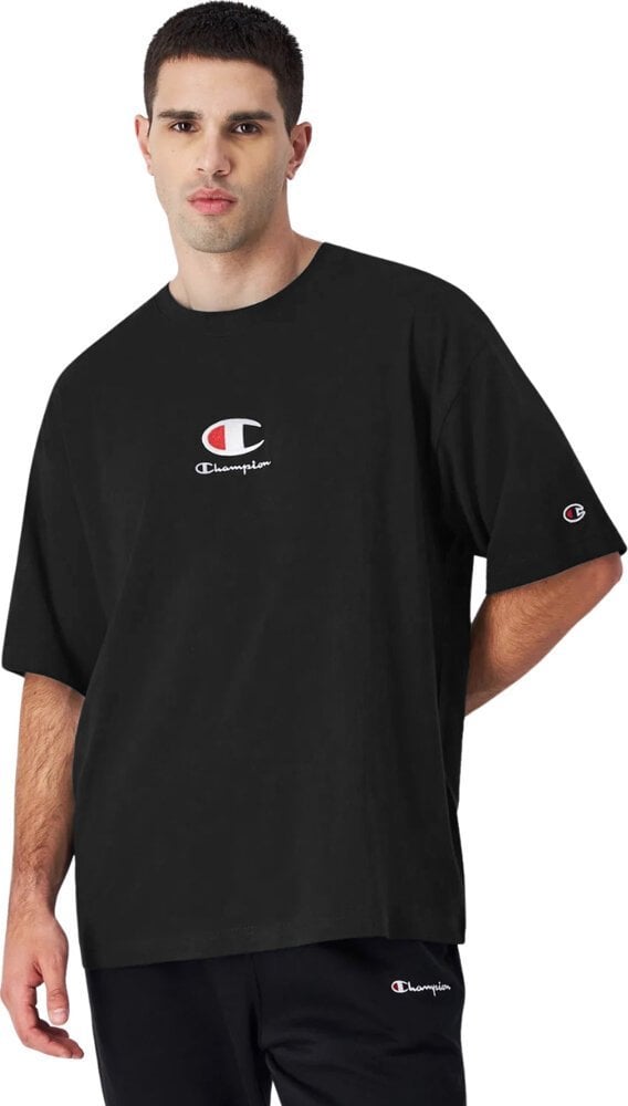 Champion Koszulka męska Champion Crewneck czarna 220270 KK001 2XL