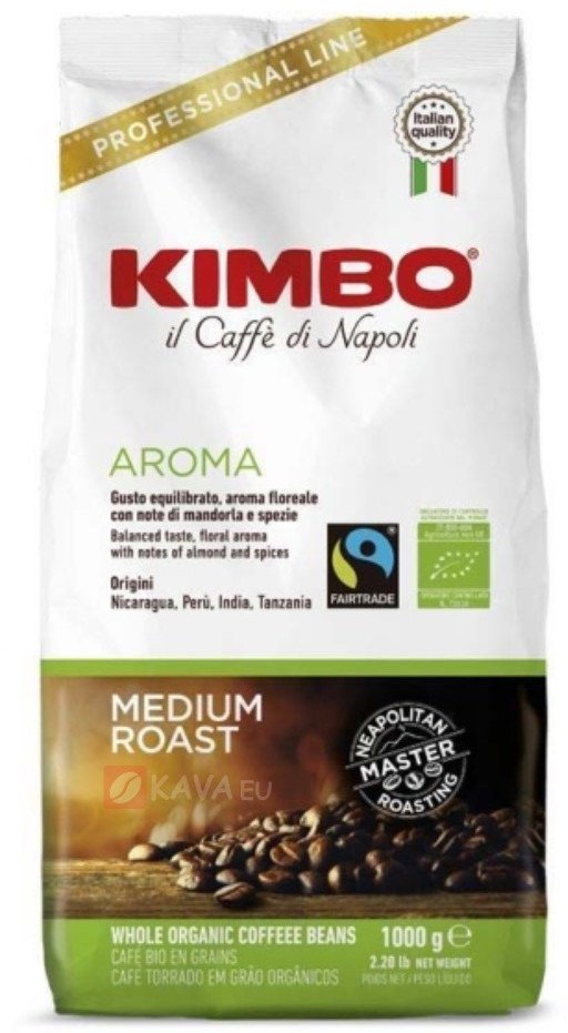 Kawa ziarnista Kimbo BIO Organic 1 kg