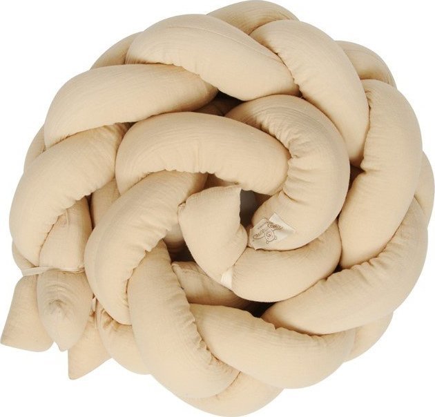 BabyMatex Ochraniacz 30 x 200 do Łóżeczka Warkocz Muslin 15