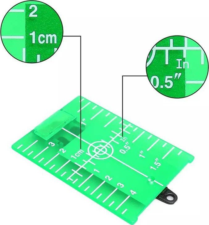 Aptel CELOWNICZA TARCZA do Laserów Zielony Laser Krzyżowy AG766