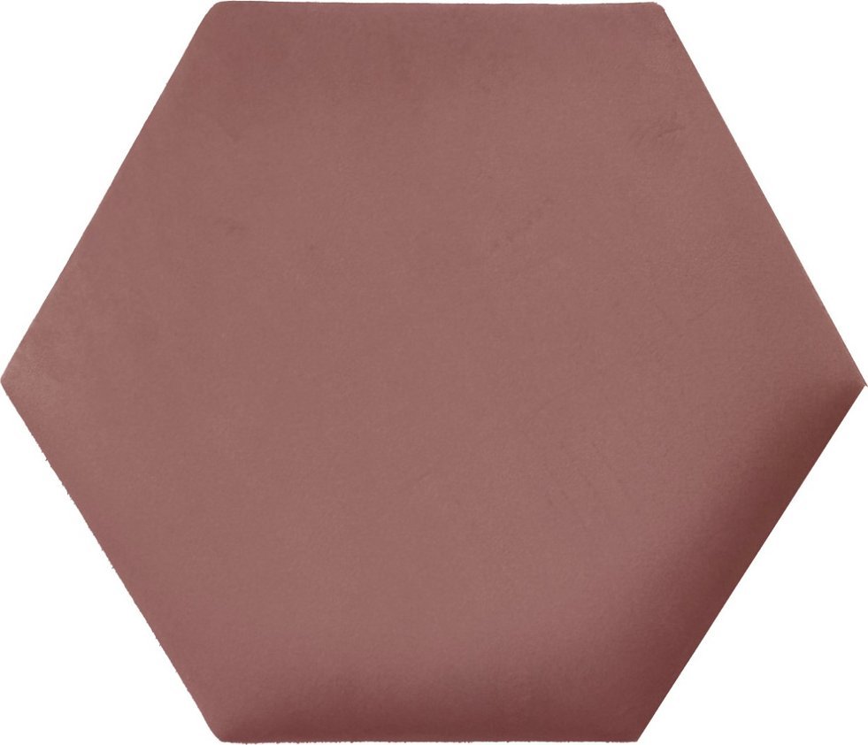 Panel tapicerowany heksagon 40cm Magic 2257 (Brudny róż) 40x34,6