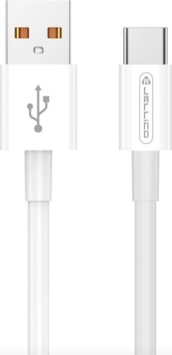 Kabel USB Jellico JELLICO kabel B1 USB-C 3.1A 1M Biały