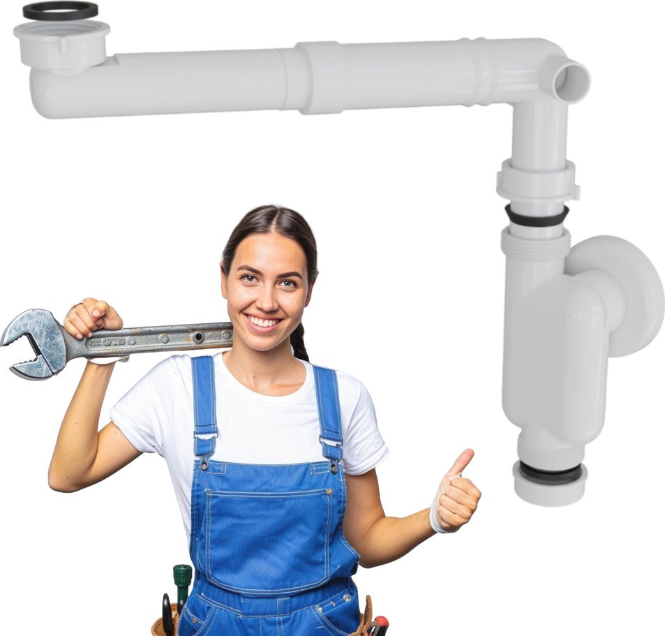 Syfon umywalkowy regulowany oszczędzający miejsce