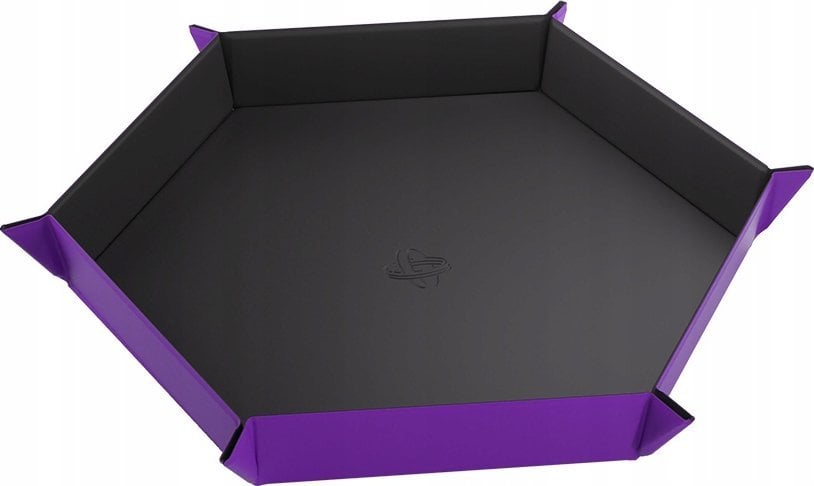 Gamegenic Gamegenic: Magnetic Dice Tray - Hexagonal - Black/Purple