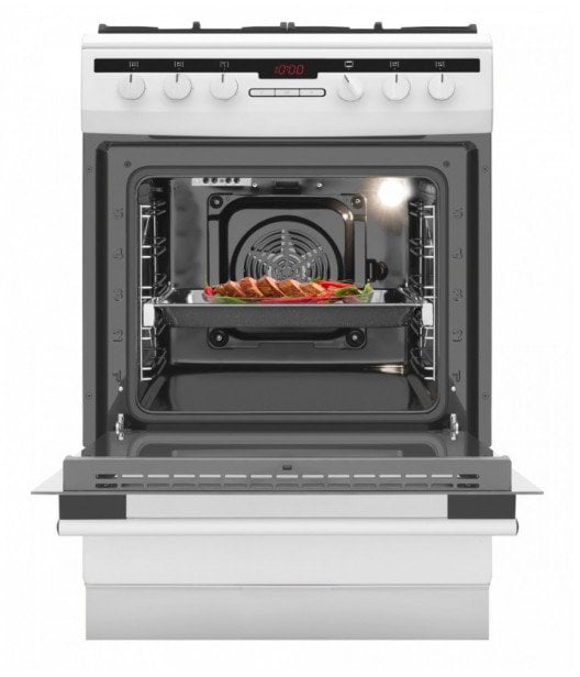 Kuchnia gazowo-elektryczna 617GEH3.33HZpTaDpA(W) PIZZA