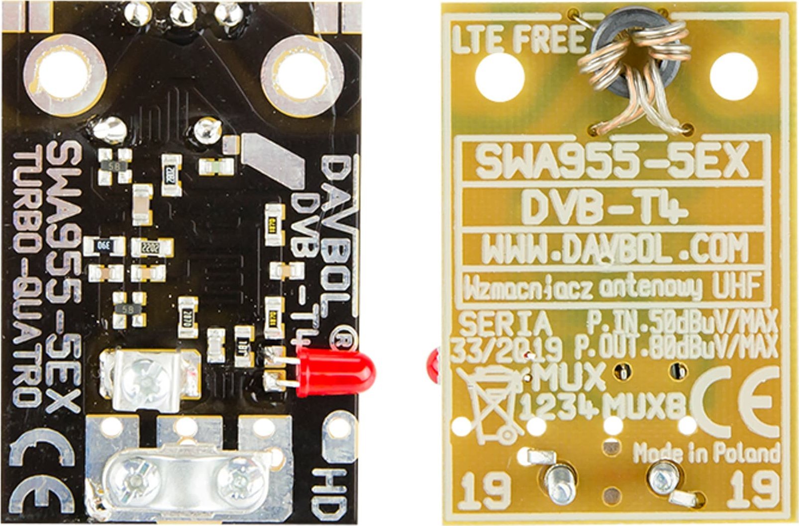 Blow 9555# Wzmacniacz antenowy swa-955-5ex led