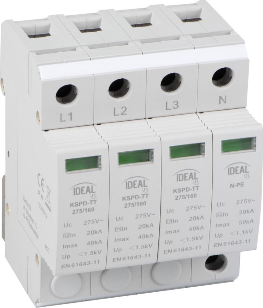 Kanlux Ogranicznik przepięć KSPD-TT 275/160 3P+N Kanlux