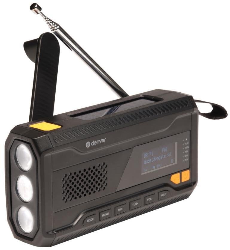 Radio Denver DAB+/FM Solar Crank Radio z akumulatorem SCD-2033