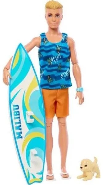 Mattel BARBIE KEN SURF DOLL lėlė (HPT50)