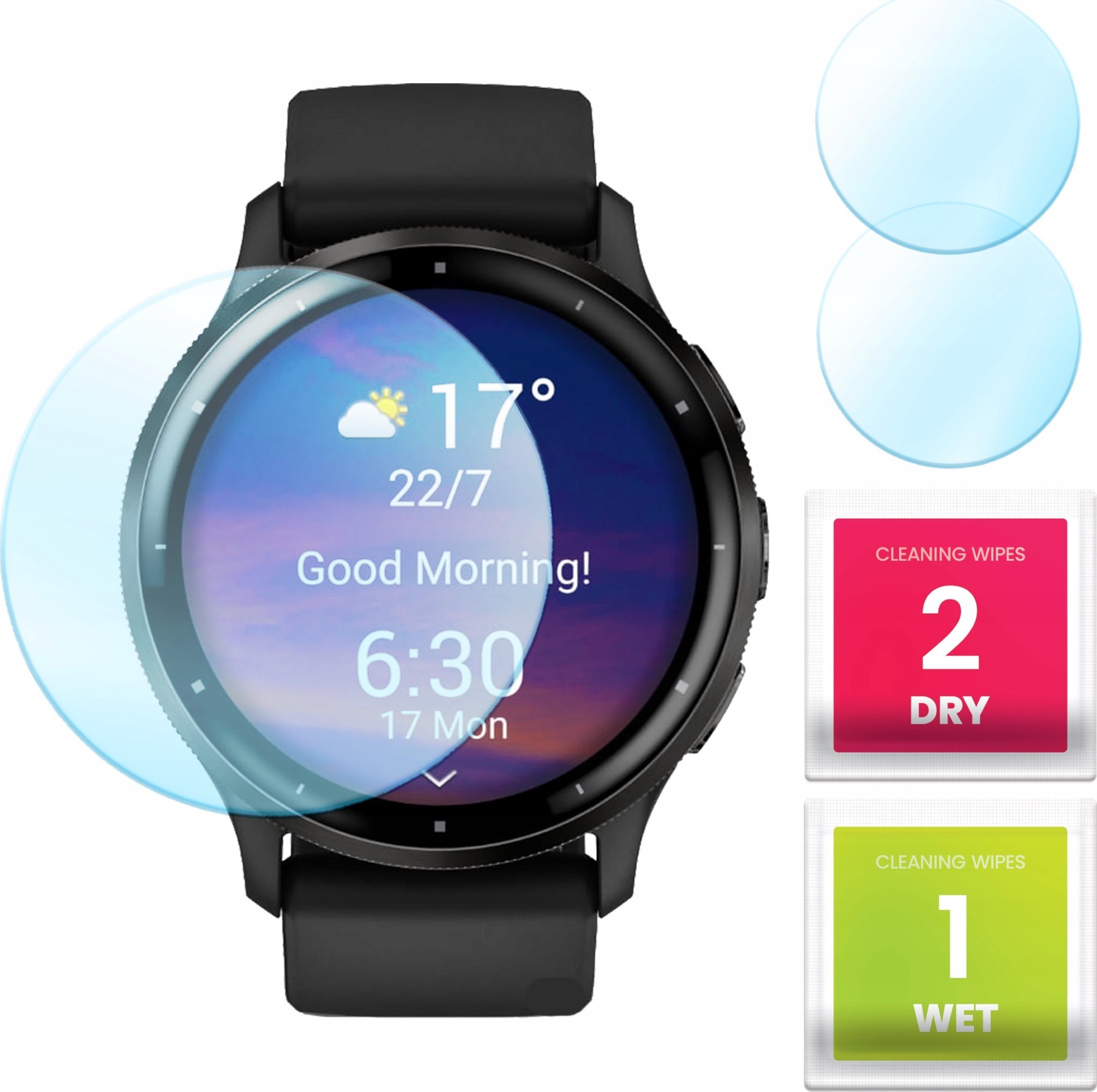 Hello Case 2-PAK Szkło Hybrydowe do Garmin Venu 3 (Szybka, Szkiełko, Ochronne)