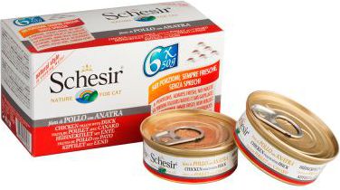 Schesir SCHESIR KOT 6x50g MULTIPAK kurczak z kaczką w sosie