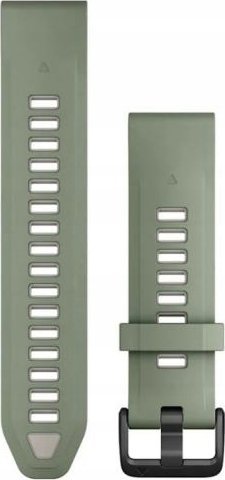 Garmin Garmin QuickFit-Armband 20 mm Silikon Weidengrün/Nebelgrau