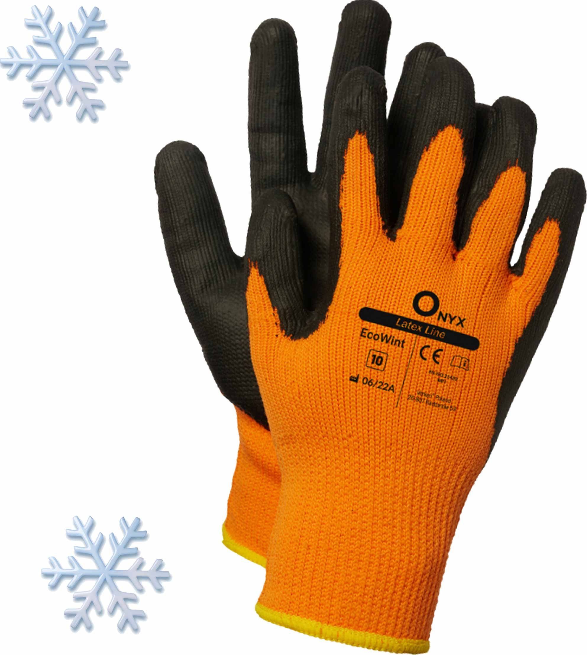 VERKEN Rękawice Robocze Zimowe Powlekane Ochronne Fullwint - Lekkie Ocieplenie Xl Verken Ecowint 5907699003921
