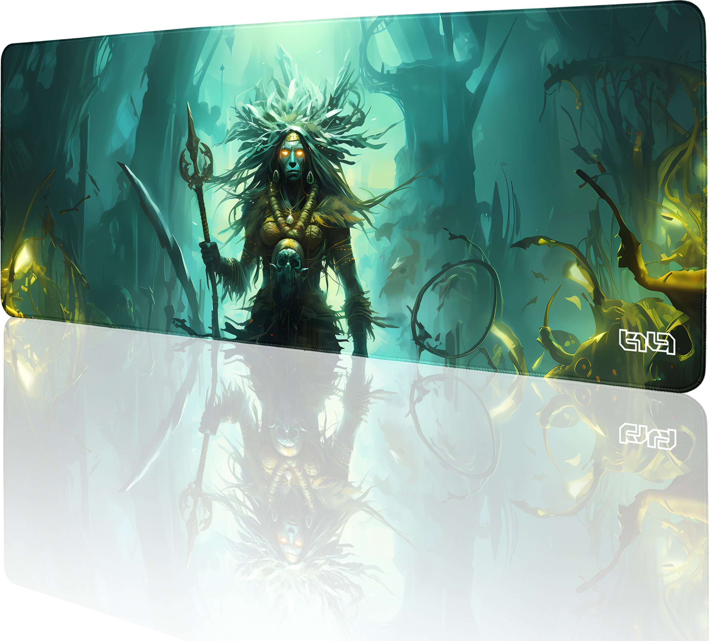 Podkładka Tilt PODKŁADKA POD KLAWIATURĘ Potęga Szamana 80x30 TILT Duża Antypoślizgowa