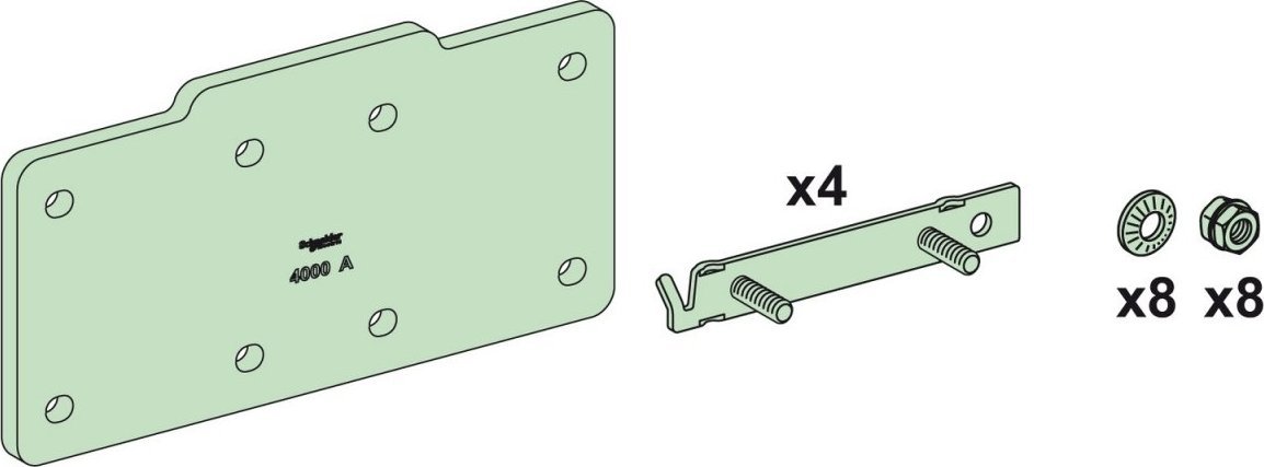 Schneider Electric Łącznik poziomy Linergy LGYE 4000A LVS04623