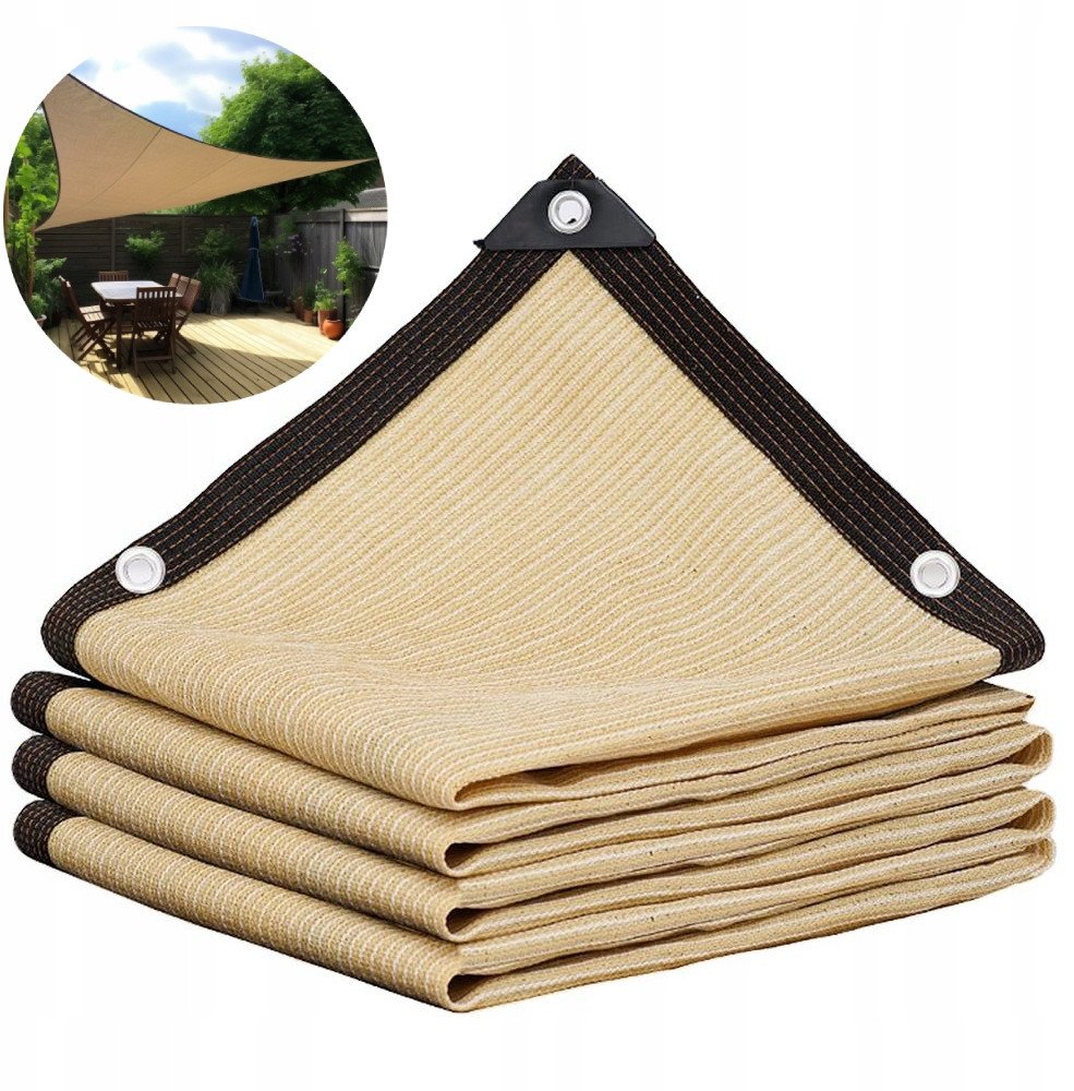 WYSOKIEJ JAKOŚCI SIATKA OSŁONOWA HDPE 3x3M WZMOCNIONA KREMEM