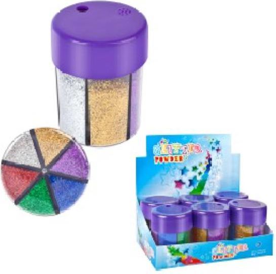 Starpak Brokat sypki 6 kolorów 80g - 289638