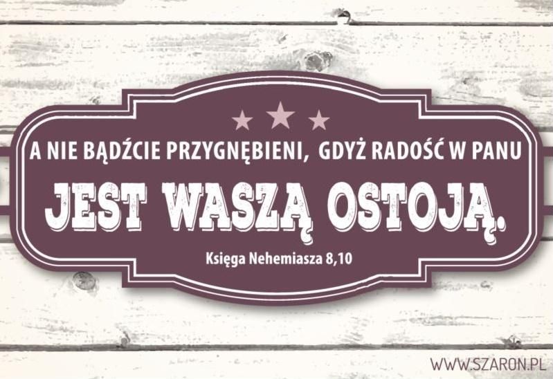 Szaron Magnes na lodówkę - A nie bądźcie przygnębieni