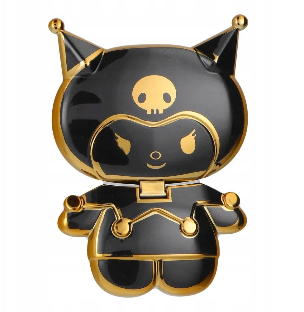 Stojak na telefon LALKA - naklejany - czarny