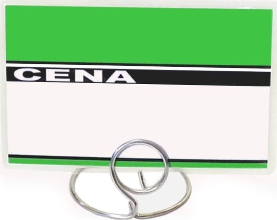 StudioCen Cenówki,etykiety laminowane 60x95 ZIELONE 50szt.