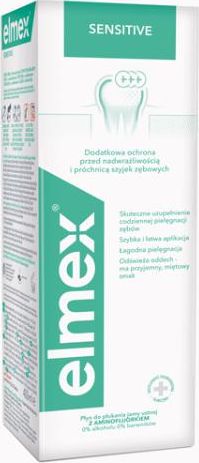 Elmex PŁYN DO PŁUKANIA ZĘBÓW ELMEX SENSITIVE 400ML 5370