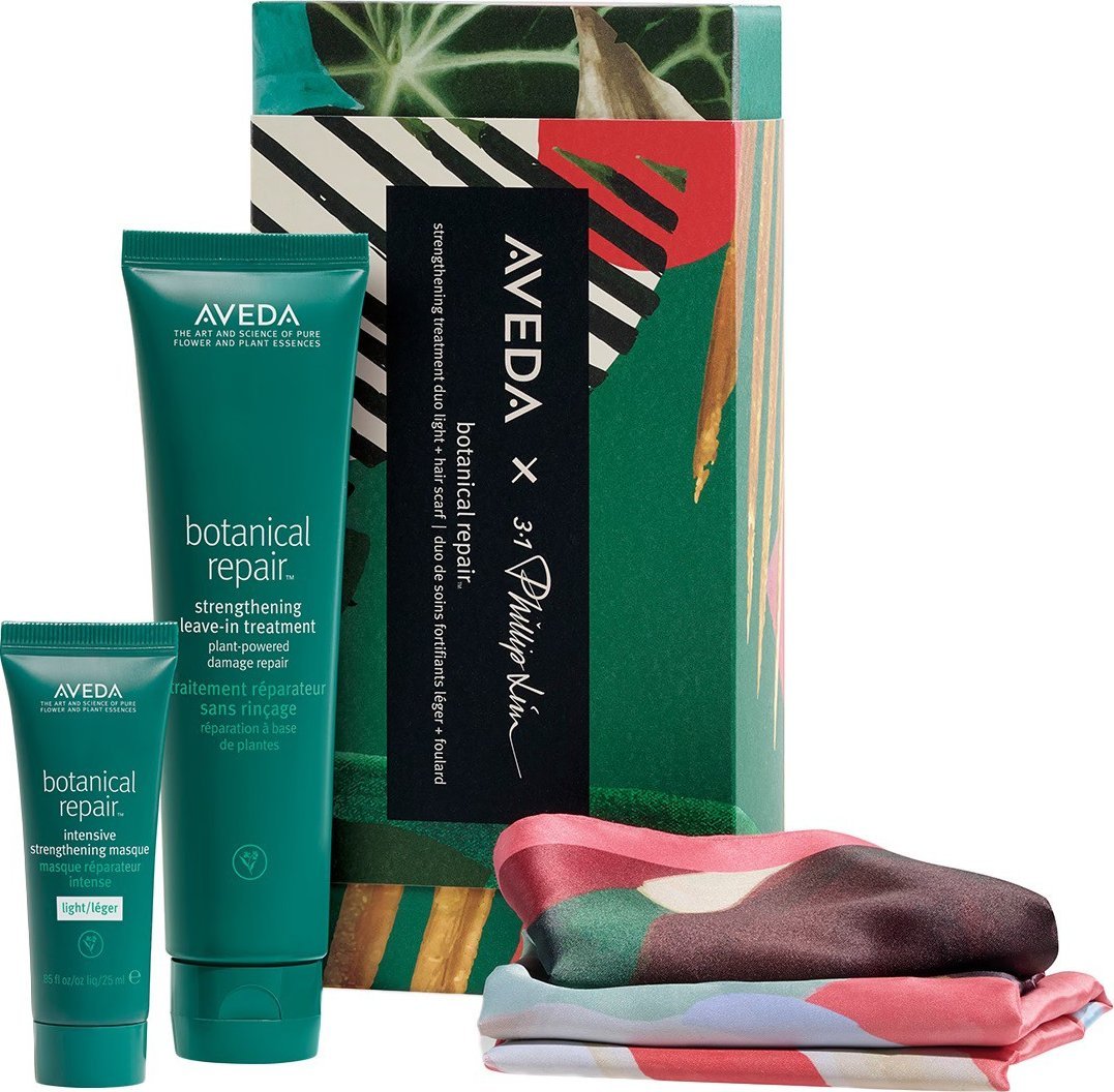 Aveda AVEDA Botanical Repair Strengthening Treatment Duo Light + Hair Scarf SET: Botanical Repair Strengthening Leave-In Treatment 100
