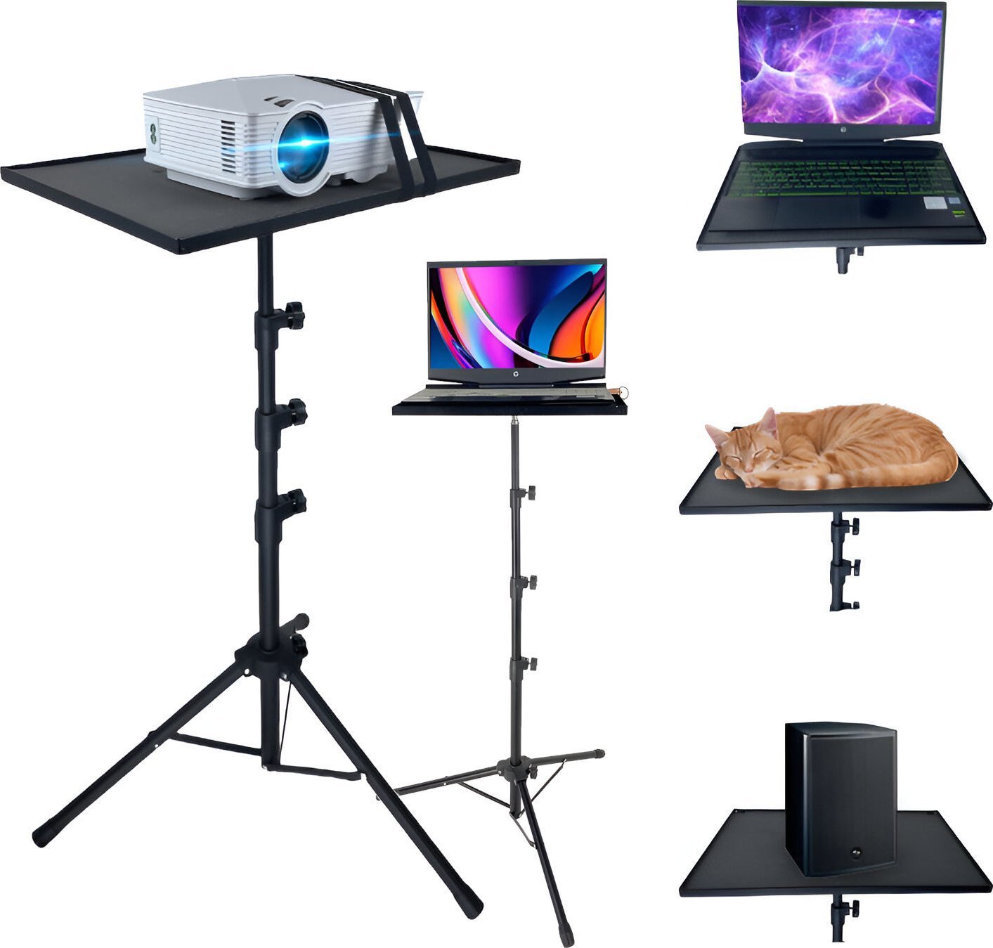 MOZOS PL2 Statyw stojak uchwyt do projektora laptopa