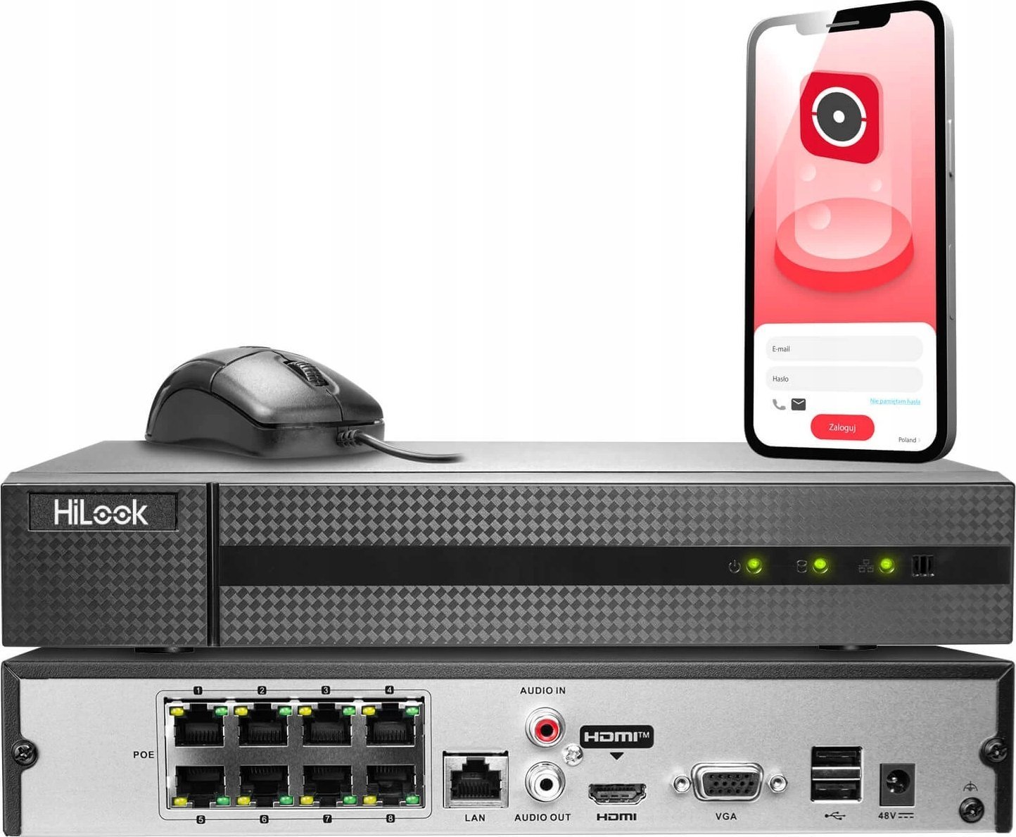 Rejestrator Hikvision Rejestrator IP Hilook by Hikvision 4MP NVR-8CH-4MP/8P