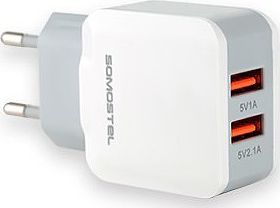 Ładowarka Somostel SMS-A13 2x USB-A 2.1 A (25680)