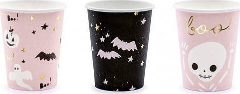 PartyDeco Kubeczki Boo!, mix, 220ml one size