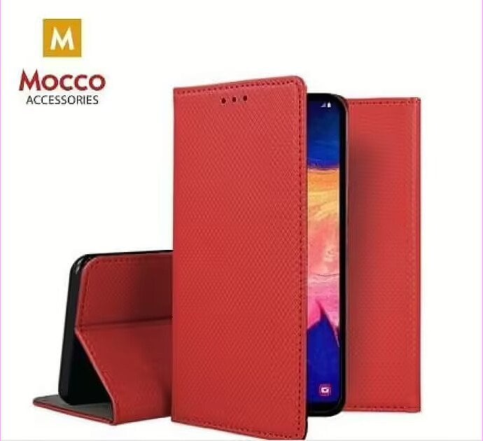 Mocco Smart Magnet Book Case For Samsung Galaxy A42 5G Red