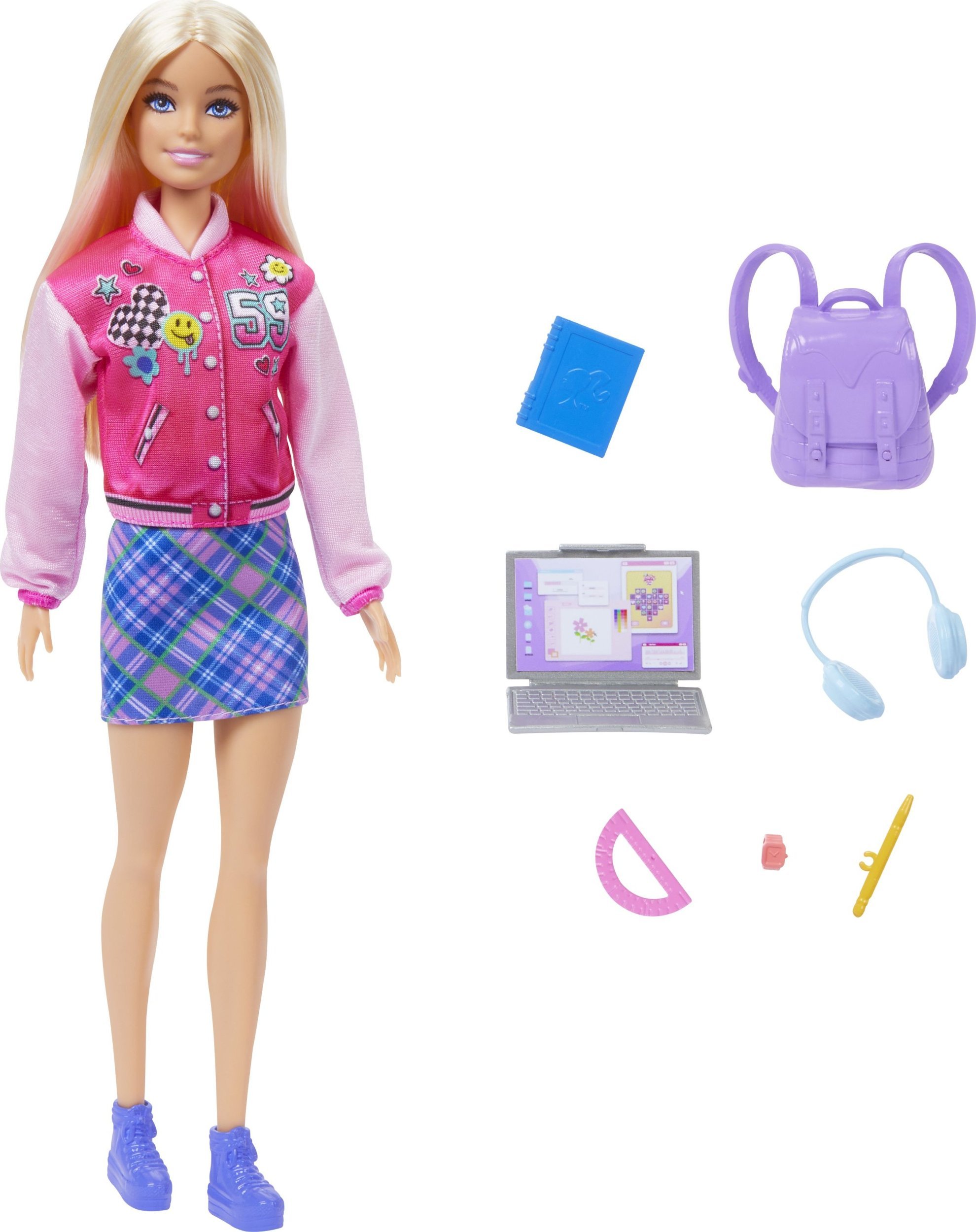 Lalka Barbie Mattel „Barbie Back to School“ HRG84