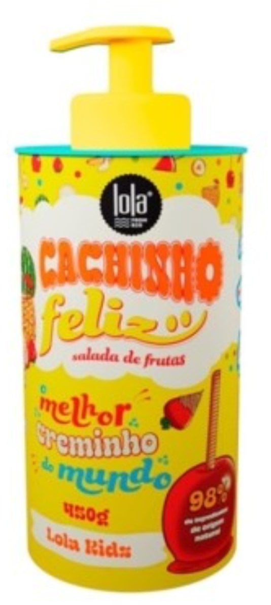 Lola Cosmetics, Cachinho Feliz Kids, Fruits, Hair Styling Cream, Flexible Hold, 480 g For Girls