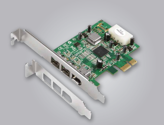 Kontroler Dawicontrol PCIe x1 - 2x FireWire 800 + 1x FireWire 400 (DC-FW800)