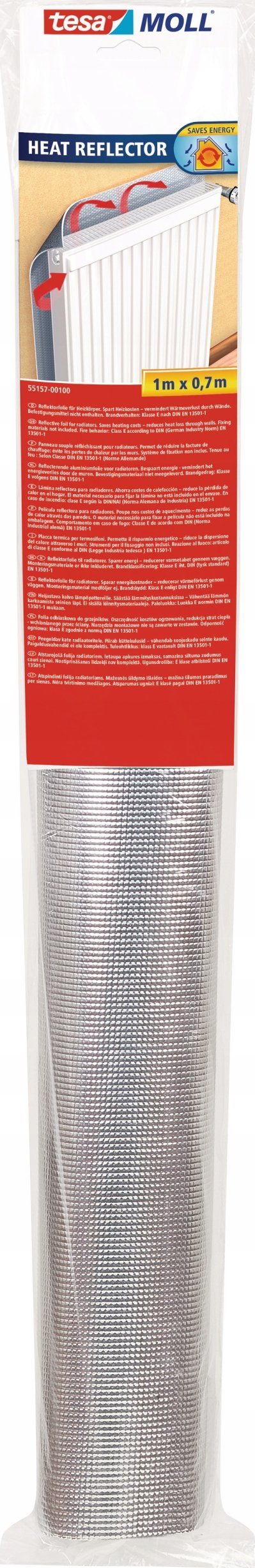 Zestaw narzędzi Tesa Tesa Reflektorfolie für Heizung 1m x 700mm 55157