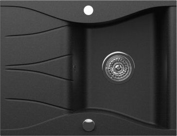 Zlewozmywak Kernau Zlew Kernau KGSO 4565 1B1D Black Metallic