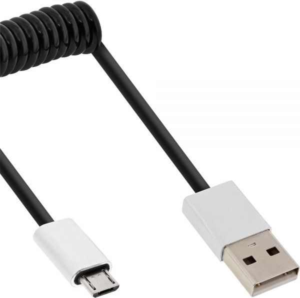 Kabel USB InLine USB-A - microUSB 3 m Czarny (31730R)