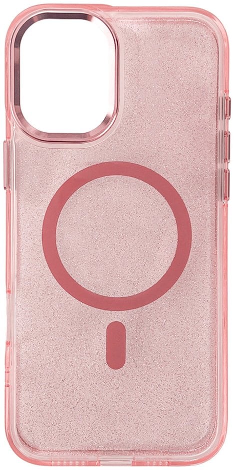 Etui Glitter Case na Samsung Galaxy S26 Ultra kompatybilne z MagSafe - różowe