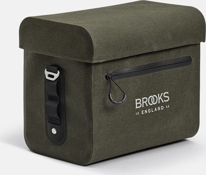 Brooks Torba na kierownicę BROOKS SCAPE HANDLEBAR CASE, Mud Green, Pojemność 8L, Klick Fix system, Wodoodporność IPX4 (NEW)